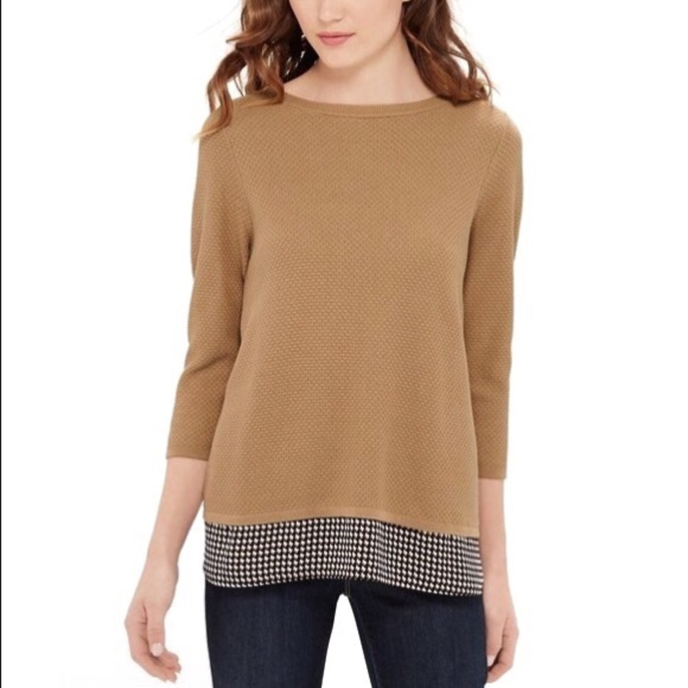 The Limited Layered Tulip Back Sweater